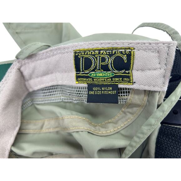 Dorfman Pacific DPC Removable Flap Sun Shade Hat Cap Mesh Khaki Nylon Poly OS - Picture 6 of 9